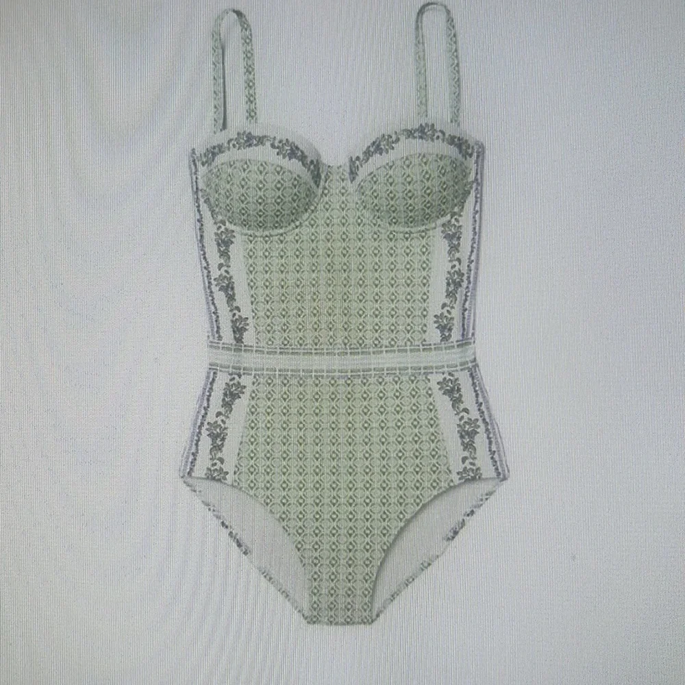 Tory Burch NWT Lipsi Swimsuit in Botanical Garden S - Picture 2 of 10